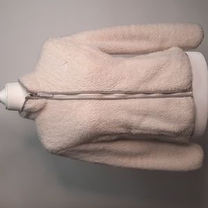 Snozu Girls Cream Fleece Jacket, Size L (14/16)